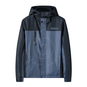 Vestes coupe-vent pour hommes à la vente chaude, design personnalisé, logo sur le devant, respirantes, écologiques, grandes tailles, couleurs et logo personnalisés - Product Image 1