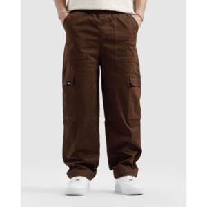 Pantalon cargo 100% coton marron, logo personnalisable, style camouflage, pantalon tactique léger, taille XL 6XL, coupe droite, fermetures éclair - Product Image 3