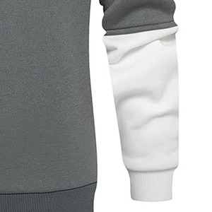 Sweat à capuche unisexe d'hiver confortable et respirant en molleton écologique et mélange de coton, personnalisable, coupe classique, modèle Smart High Hoodie - Product Image 4