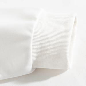 Sudadera de cuello redondo a rayas bordadas personalizadas, ropa de calle informal, jersey de lana en blanco, sudadera para hombre - Product Image 6