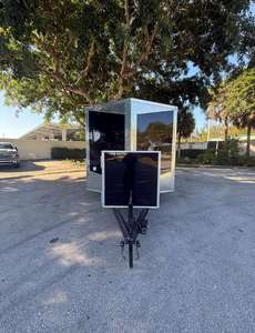 Remorque de concession fermée de qualité supérieure 8,5x16 avec un poids total autorisé de 10 000 lb, dotée de composants hydrauliques durables, en vente avec livraison gratuite - Product Image 4