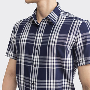 Chemise décontractée rayée pour homme Aristino, 50% bambou 50% polyester, non-tissé, teint en pièce, manches longues, 220g, délai d'échantillon de 7 jours - Product Image 6