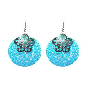 โคมระย้าชุบเงินทำจากสังกะสีอัลลอย The99Jewel ต่างหูห้อยของ1306449E เครื่องประดับแฟชั่น - Product Image 1