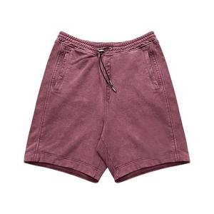 Short d'été vintage personnalisé en coton lavé à l'acide 440 g/m² avec cordon de serrage Streetwear taille moyenne vêtements pour hommes Joggers Shorts à vendre 2025 - Product Image 1