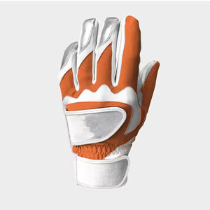 Gants de baseball respirants réglables Gants en cuir personnalisés pour la frappe Conception confortable pour adultes et jeunes - Product Image 4