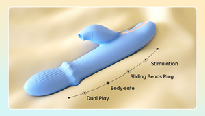 Bên trong vòng với một mạnh mẽ Vibrator một mạnh mẽ sucking Lulu Vibrator thrusting dildo thrusting Rabbit Vibrator - Product Image 6