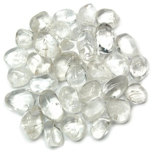 Pierre de haute qualité dégringolée cristal clair galet poli cristal dégringolé guérison en vrac agate pierres précieuses dégringolé sculpté en gros - Product Image 5