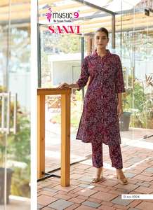 Qualité supérieure traditionnelle feuille de viscose lourde imprimé haut bas en viscose pour les femmes Festival/mariage tenue décontracté toutes saisons - Product Image 4