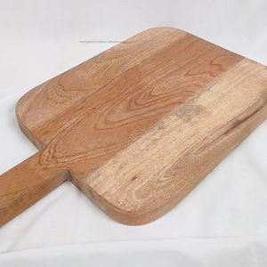 Planche à découper en bois massif de haute qualité avec finition lisse et poignée pour la maison, l'hôtel, les cuisines de restaurant - Product Image 1