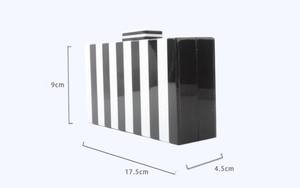 Pochette de soirée au design rayé de qualité supérieure pour mariage et fête Sac à main de fournisseur indien - Product Image 6