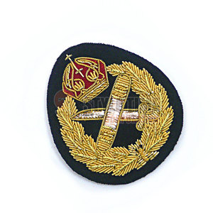 Made In Pakistan Low Price Embroidery Badges Good Quality New Design Embroidery Badges For Sale - Product Image 6