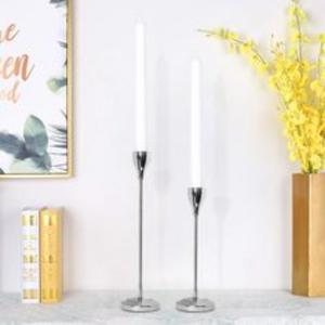 Elegante portavelas de acero inoxidable pulido con detalles hechos a mano y un lujoso atractivo para ajustes de decoración atemporales - Product Image 6