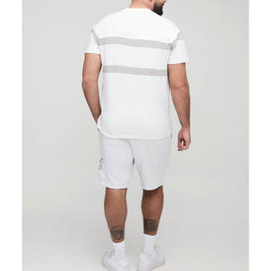 Men's Casual <b>Cargo</b> <b>Shorts</b> <b>Elastic</b> <b>Waist</b> Relaxed Fit Multi-Pocket Solid Color Custom Wholesale Plain Dyed Multi-Pocket <b>Shorts</b> - Product Image 5