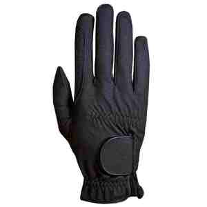 Guantes de equitación de cuero con logotipo personalizado, guantes de jinete ecuestre transpirables, guantes perforados de estilo Polo y Golf para hombres - Product Image 2