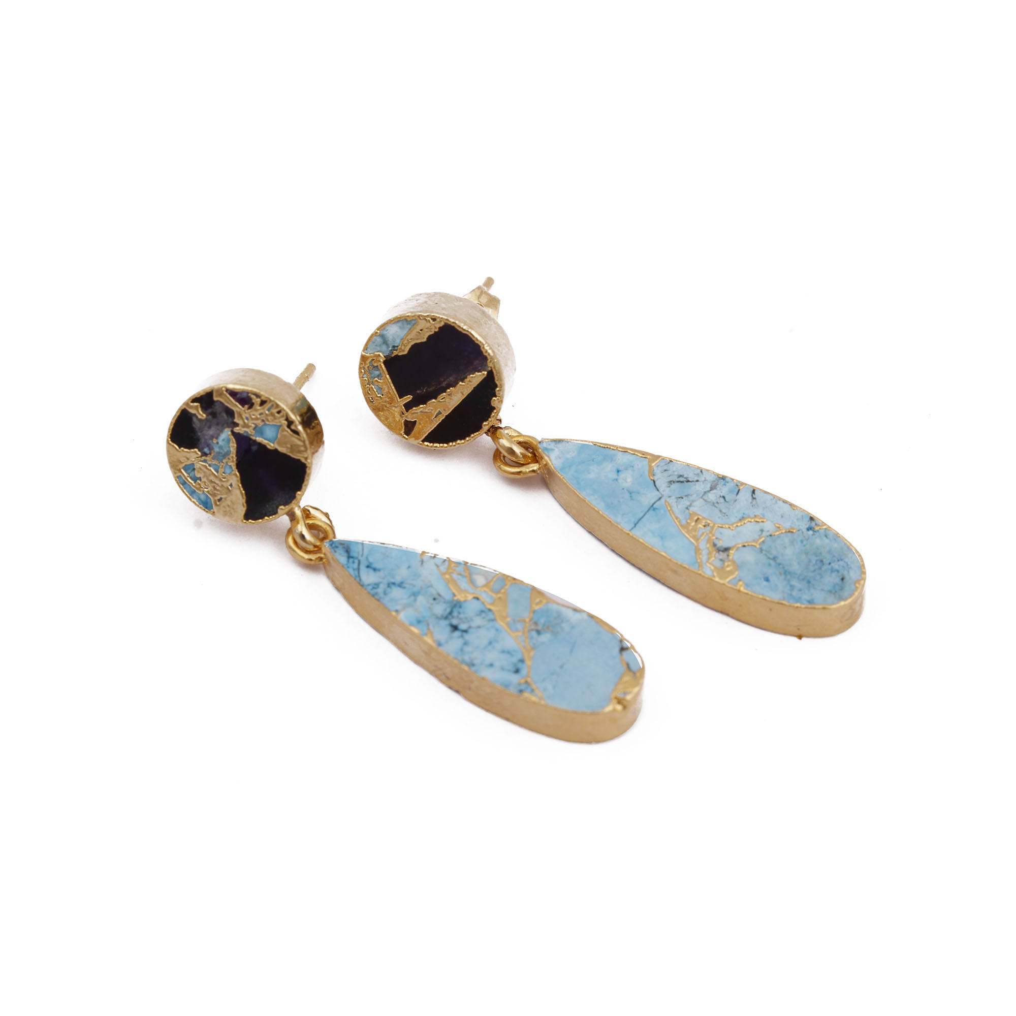 เทอร์ควอยซ์ผสมสีน้ำเงิน