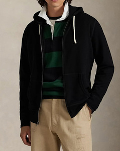 100% coton fermeture éclair Vintage hommes sweats à capuche surdimensionnés 100% coton doux tissu de haute qualité avec logo personnalisé et broderie - Product Image 4