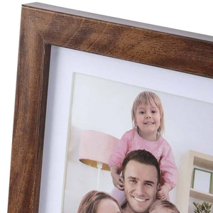 5x7 <b>Rustic</b> Wooden <b>Picture</b> <b>Frame</b> Set MDF Photo <b>Frame</b> with Wall Mounting <b>Frames</b> or Tabletop Display - Product Image 5