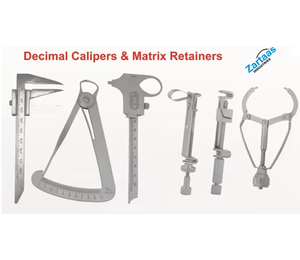 เครื่องวัดเส้นผ่าศูนย์กลางทันตกรรมคุณภาพสูงและตัวยึดเมทริกซ์ในการขายส่งที่ผลิตในปากีสถาน - Product Image 5