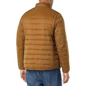 Vente chaude veste à bulles personnalisée hommes hiver tissu épais poids lourd hommes à capuche doudoune téléchargée par robe de sport - Product Image 4