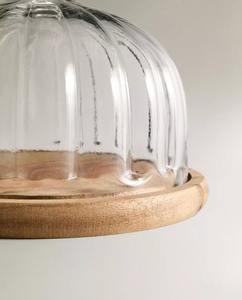 Plat à gâteau en bois de forme de citrouille, nouveau design - Product Image 6