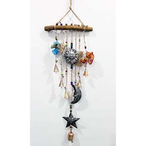 Campanas de Viento Rústicas Vintage con Diseño de Colibrí, Decoración de Estilo Rústico para Jardín, Patio y Terraza, Diseños Surtidos, Lotes al por Mayor - Product Image 1