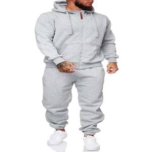 Nuevo conjunto de ropa deportiva informal para hombre de primavera y otoño, chaqueta con capucha para hombre a la moda para exteriores + Pantalones para correr, conjunto de 2 piezas - Product Image 1