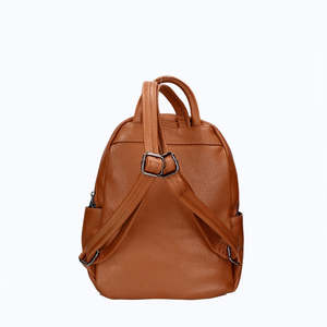Soft <b>Backpack</b> in Genuine Dollar Leather - Made in Italy - Art. 24019 - Product Image 4