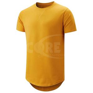 Camiseta lisa en blanco de alta calidad 100% algodón ropa de verano transpirable Boxy al aire libre camisetas para hombres - Product Image 4