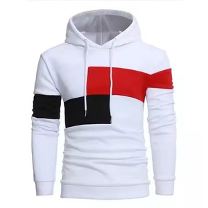 เสื้อฮู้ดผ้าฝ้าย 100% สำหรับผู้ชาย รับทำโลโก้ OEM ผ้าหนา ทรงโอเวอร์ไซส์ สไตล์ลำลอง สีสันตัดกัน ชุดกีฬา มีฮู้ด สำหรับฤดูหนาว - Product Image 6