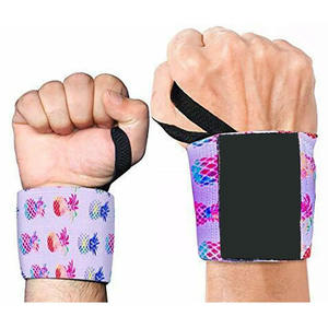 Poignet de gymnastique en nylon de haute qualité nouvelle conception sangles de poignet d'haltérophilie élastiques pour le soutien de poignet de musculation de dynamophilie - Product Image 1