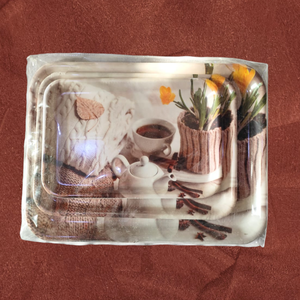 Wholesale Custom Logo Melamine <b>Serving</b> <b>Tray</b> Set Manufacturers' Rolling <b>Trays</b> Premium <b>Plastic</b> Melamine <b>Serving</b> <b>Tray</b> - Product Image 4