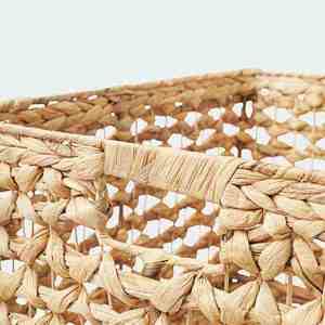 Panier de rangement en jacinthe d'eau tissé à la main de haute qualité pour la décoration de la salle de bain directement fabriqué au Vietnam - Product Image 5