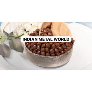 Dernier bol à chocolat en métal élégant argenterie support pour desserts présentoir vaisselle en gros plateau de serveur de chocolat - Product Image 2