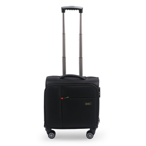 <b>Black</b> Imperial Design Collection Business Cabin Size Unisex Flight Attendant Pilot <b>Suitcase</b> with Caster Wheels Not Washable - Product Image 2