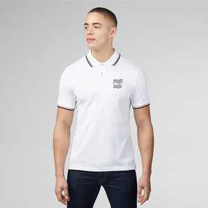 Chemises pour hommes en gros, tricotées, imprimées, personnalisées, brodées, avec poche, anti-plis, à manches courtes, en Spandex/Polyester - Product Image 6