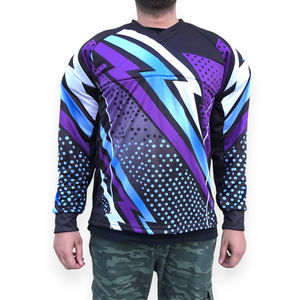 Maillot de paintball personnalisé, streetwear décontracté, anti-rides, résistant à la lumière, respirant, séchage rapide, avec design rembourré personnalisé - Product Image 3