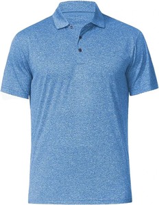 Polo pour homme en coton de haute qualité Polo vierge anti-rides imprimé personnalisé en gros de l'usine vietnamienne - Product Image 2