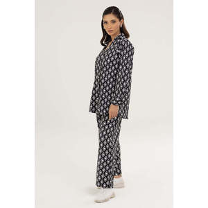 Camisa de Punto con Estampado Combinado para Mujer, Colección WGK-KF-45 - Product Image 1