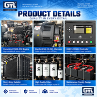 Groupe électrogène diesel GTL POWER 750 kW Cummins KTA38-G5E Type ouvert CCW-938T5SC Générateur d'énergie industriel