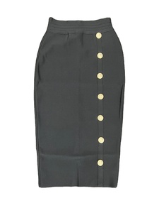 Falda lápiz elegante de vendaje medio para mujer, vestido de baile ajustado, decoración de encaje, vestido Formal de oficina para mujer, vestido de calle de lunares de verano - Product Image 6