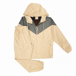 New Custom High Quality Vintage Hooded Breathable Activewear Tracksuit for Men - Product Image 1