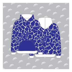 Sweat à Capuche de Luxe Surdimensionné 380Gsm Éponge Française Unisexe Poids Lourd Hip Hop Streetwear Vierge Imprimé Logo Personnalisé Hoodies Pour Hommes - Product Image 1