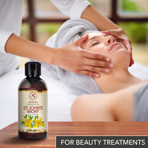 Aceite Portador de Hipérico (St. John's Wort) 250ml Aromatika, Extracto de Hypericum Perforatum para Masajes, Base para el Cuidado del Cabello y Cuero Cabelludo - Product Image 2