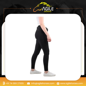 Nuevo diseño, ropa ecuestre personalizada, ropa deportiva, pantalones con agarre de asiento completo, venta al por mayor, pantalones de equitación elásticos de cuatro vías - Product Image 6