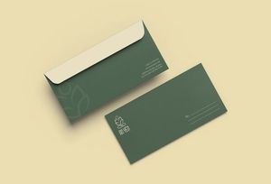 Pochette d'enveloppe en papier d'art spécial de luxe personnalisé - Product Image 2