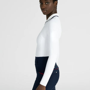 Camiseta de equitación transpirable y ligera para mujer, de tejido elástico que absorbe la humedad, para entrenamiento. - Product Image 6