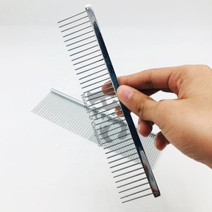 Comb Pet Hair Remove Stripping Knife Brush Stainless Steel Pet Grooming <b>Scissors</b> and Stripping Brush Set with Sustainable Design - Product Image 6