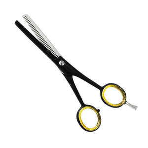 Desbloqueo de precisión Presentación de Nuestras tijeras de adelgazamiento de cabello de acero inoxidable Premium con tijeras de adelgazamiento de licuadora de dientes de corte radial - Product Image 6