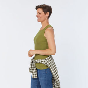 Camiseta sin mangas de rendimiento, camiseta de gimnasio de punto suave transpirable con lentejuelas para deportes al aire libre, Fitness - Product Image 5