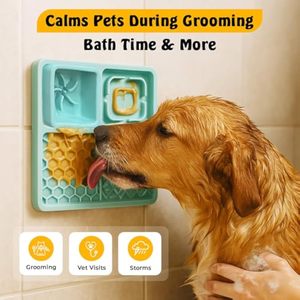 Tapis de léchage en silicone pour chien et chat Vente en gros sans BPA coussin d'alimentation antidérapant lavable au lave-vaisselle accessoire apaisant pour animaux de compagnie - Product Image 3